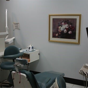 Dental office chair equipment room